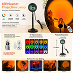 LED Sunset Projection Lamp