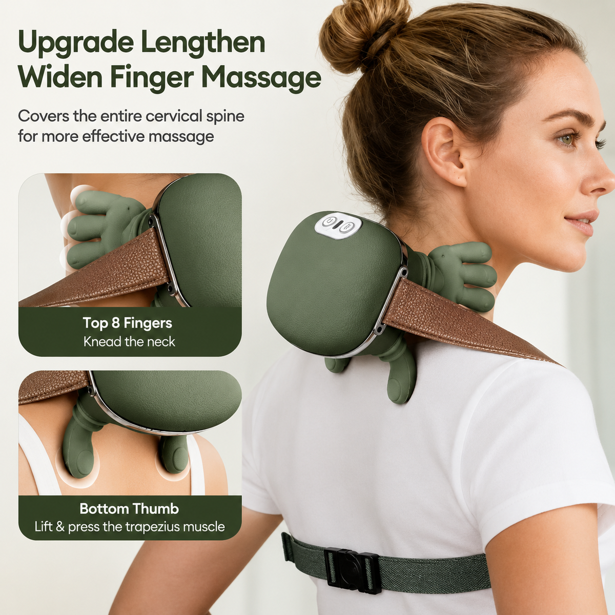 Adjustable neck and shoulder massager – detail view 2