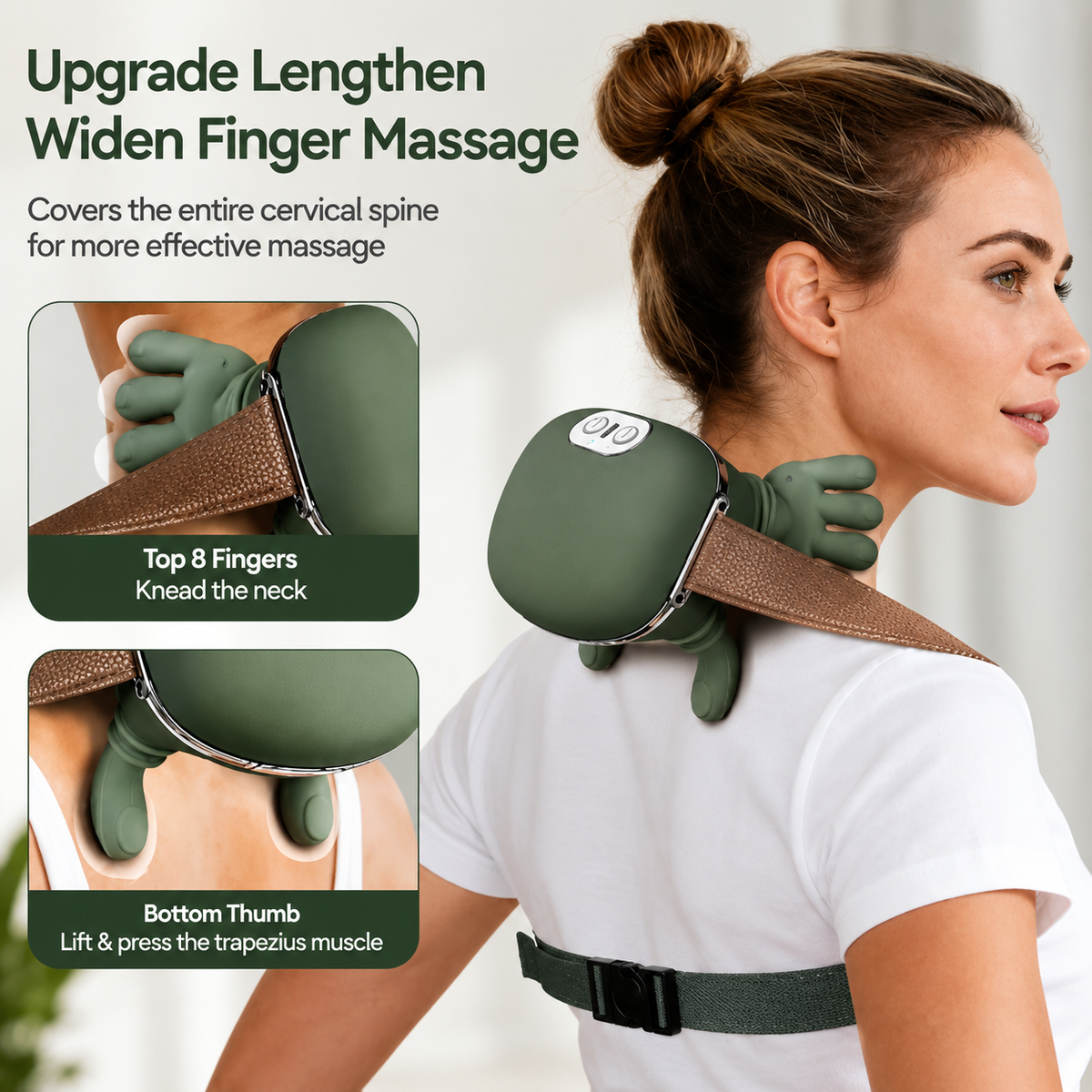 Adjustable neck and shoulder massager – detail view 5