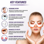 Under-Eye Red Light Therapy Skin Care Massager