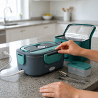 Portable Electric Lunch Box 1.8L | Heated Food Warmer for Car, Home & Travel