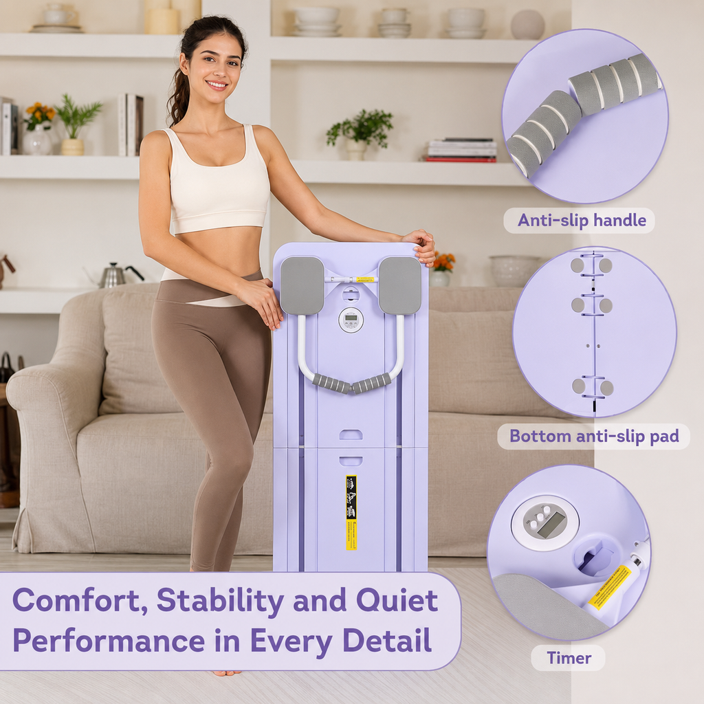 Foldable Pilates Board Portable – Full Body Home Workout & Fitness Trainer