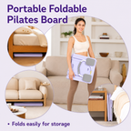 Foldable Pilates Board Portable – Full Body Home Workout & Fitness Trainer