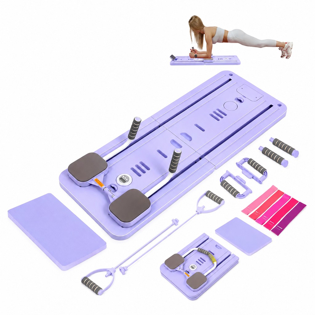 Foldable pilates board for home workouts