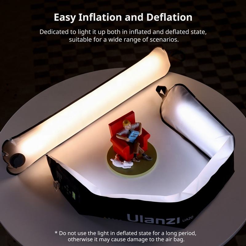 Ulanzi UA20 90cm portable LED air tube light – detail view 4