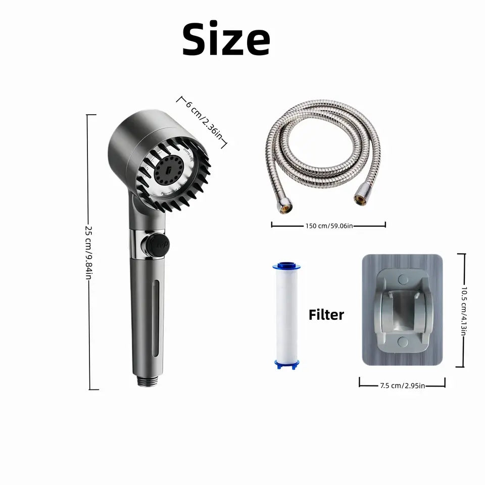 Shower head spray modes