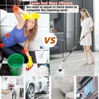 Scrubber in use on a sink
