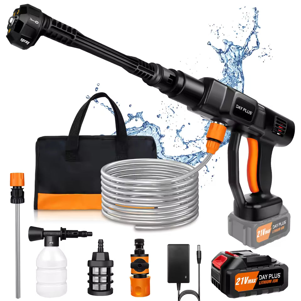 Cordless portable pressure washer
