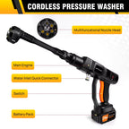 Cordless portable pressure washer – detail view 4