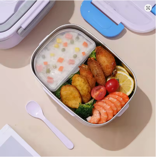 Portable Electric Lunch Box 1.8L | Heated Food Warmer for Car, Home & Travel