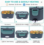 Portable Electric Lunch Box 1.8L | Heated Food Warmer for Car, Home & Travel