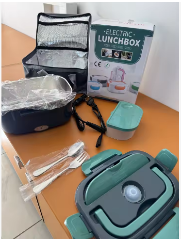 Portable Electric Lunch Box 1.8L | Heated Food Warmer for Car, Home & Travel