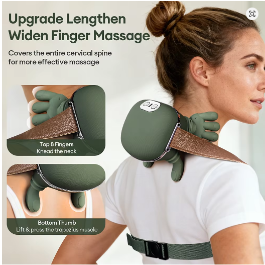 Premium Adjustable Neck & Shoulder Massager – Everyday Comfort