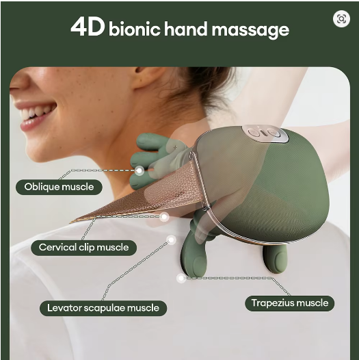 Premium Adjustable Neck & Shoulder Massager – Everyday Comfort