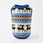 Winter fleece dog coat